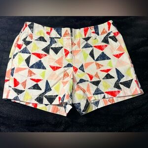 Loft Geometric Print Women's Shorts. Size 2